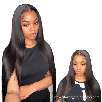 Wholesale Raw Indian Virgin Hair HD Lace Frontal Wig Women Curly Wig Full Swiss Lace Front Closure Human Hair Wig Kinky Curly